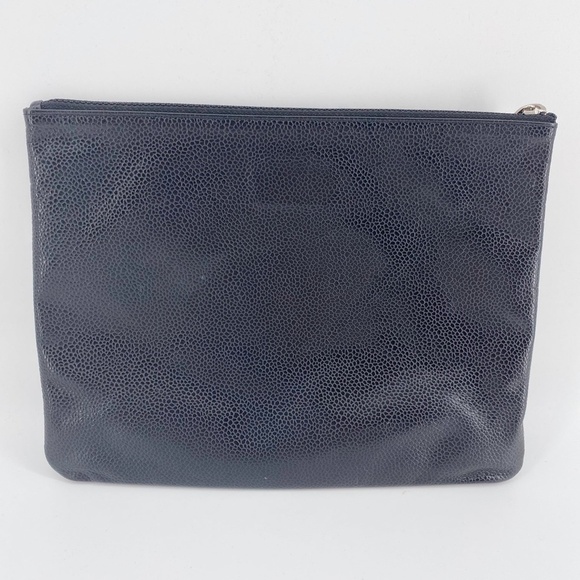Chanel Black Leather Clutch - Picture 6 of 16